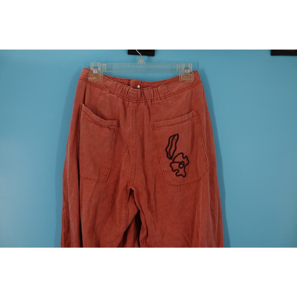 POL Size Medium Orange Embroidered Pants SIze M - Picture 7 of 9